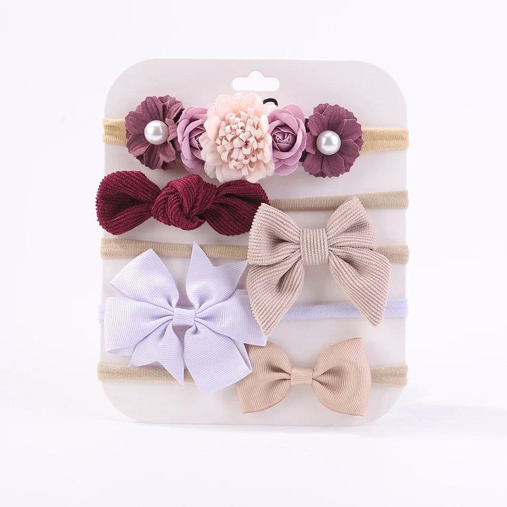 Baby Bows Lace Flower Headband