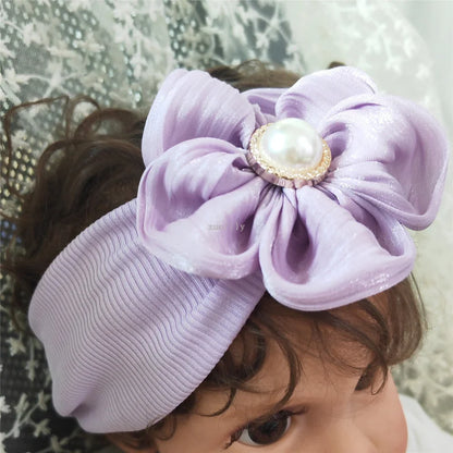 Lace Flower Baby Girl Headband Socks Set