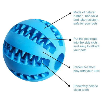 Dog Toy Ball Interactive Rubber