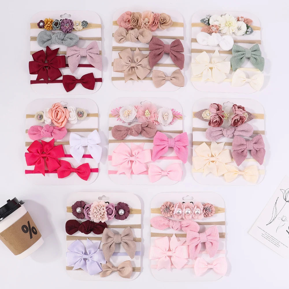 Baby Bows Lace Flower Headband