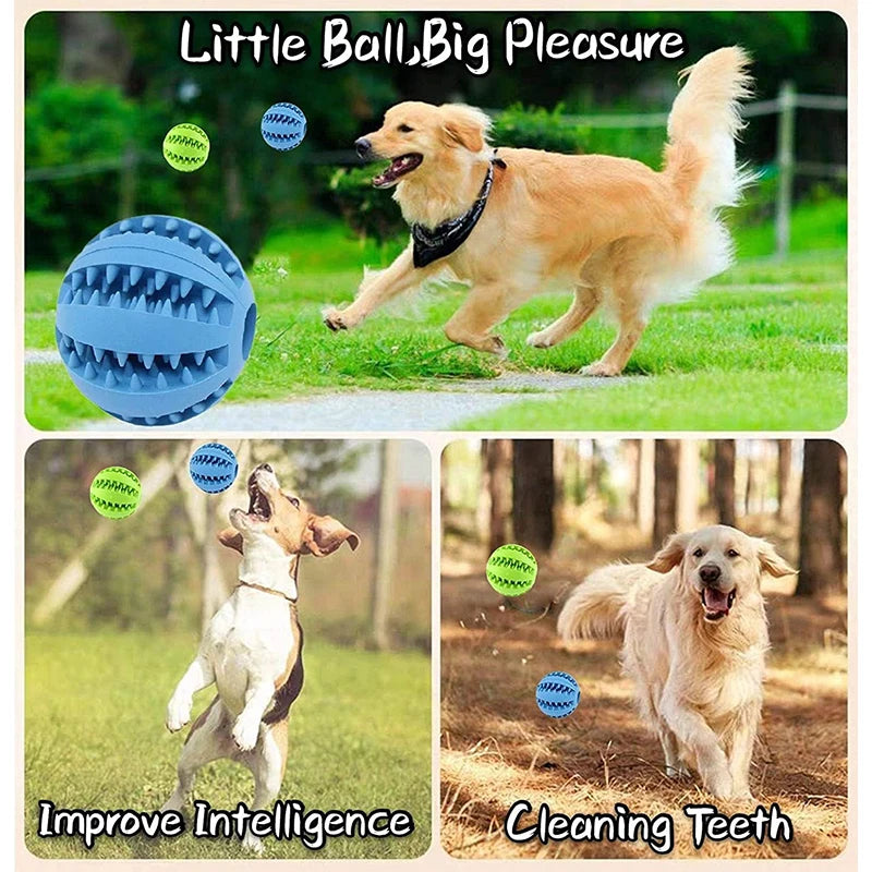 Dog Toy Ball Interactive Rubber