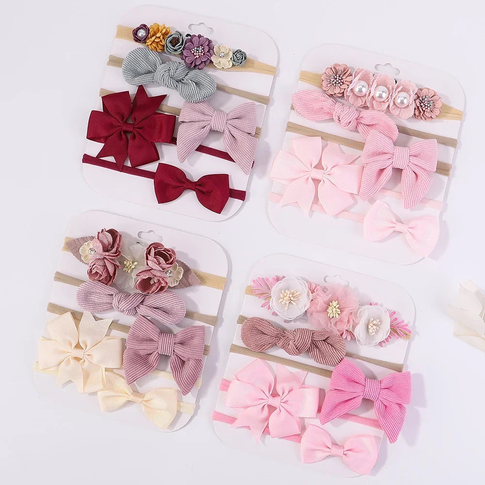 Baby Bows Lace Flower Headband