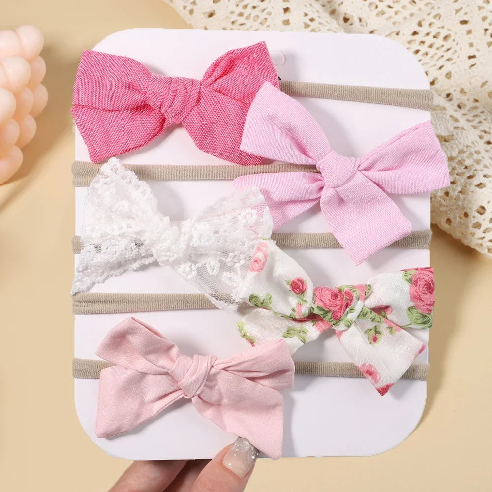 Baby Bows Lace Flower Headband